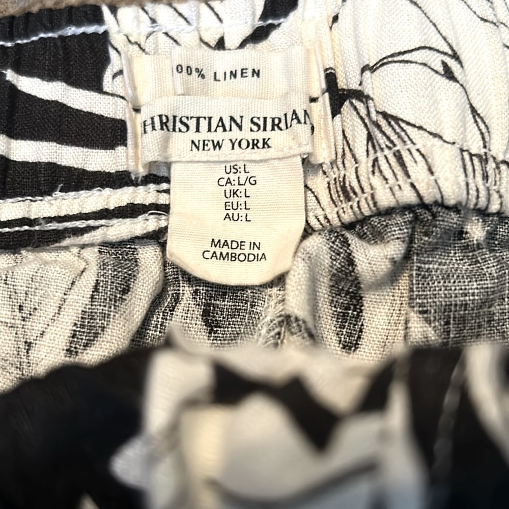 Christian Siriano New York 100% Linen Pants - Picture 4 of 4